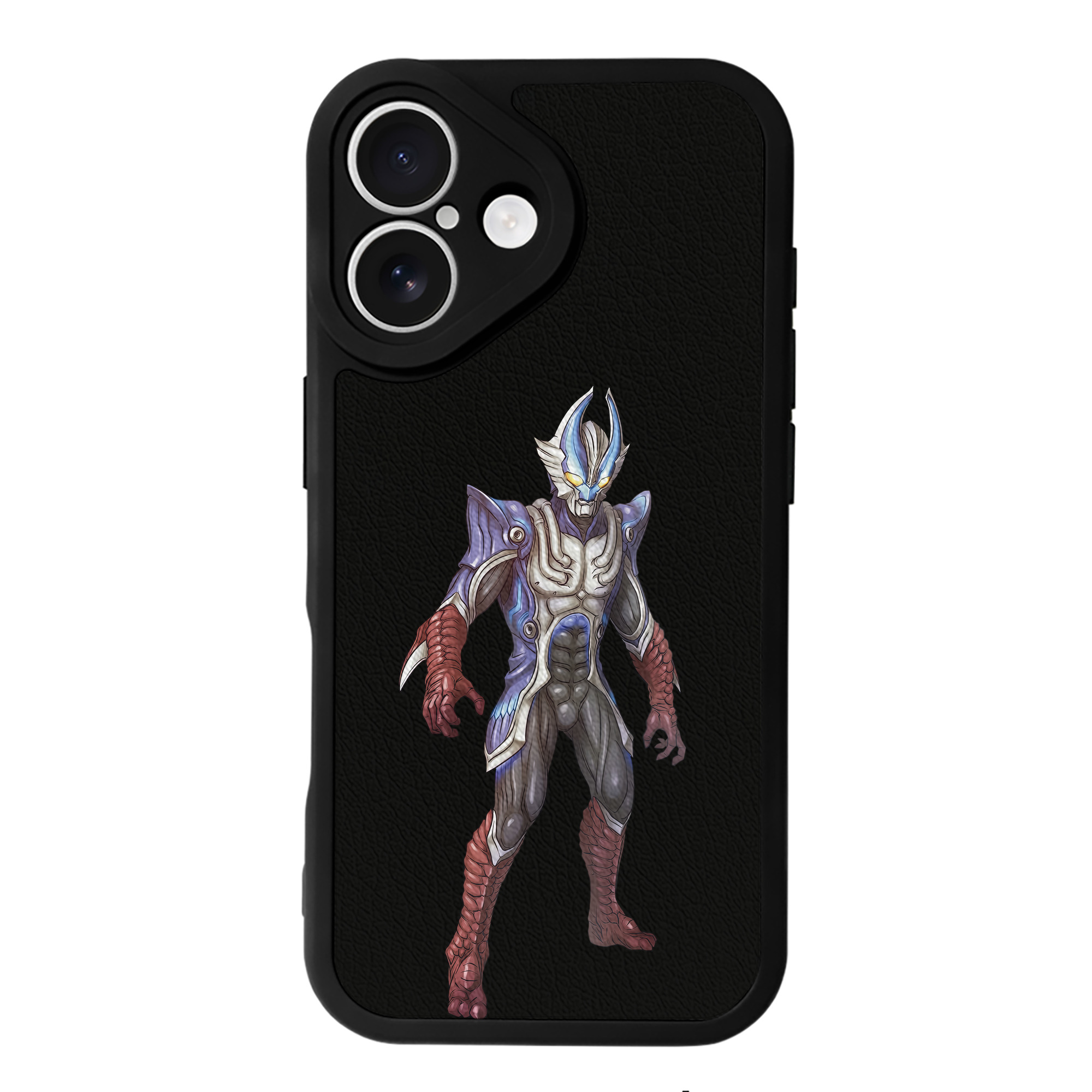 （画像用） ウルトラマン Ultraman 【iPhone 16シリーズ対応】シリコンスマホケース（レザー調） 材質：シリコン